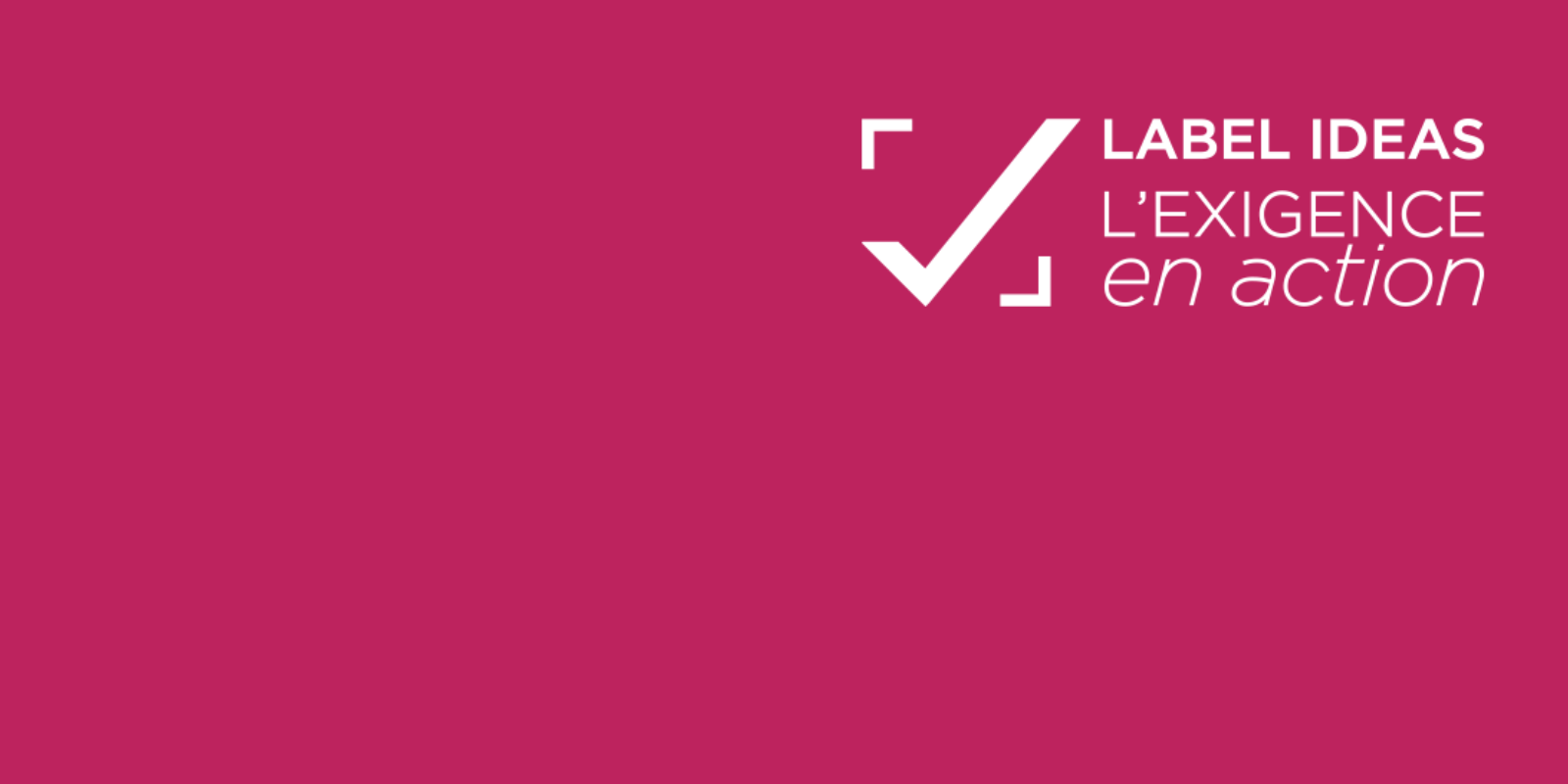 Lecture Jeunesse obtient le Label IDEAS